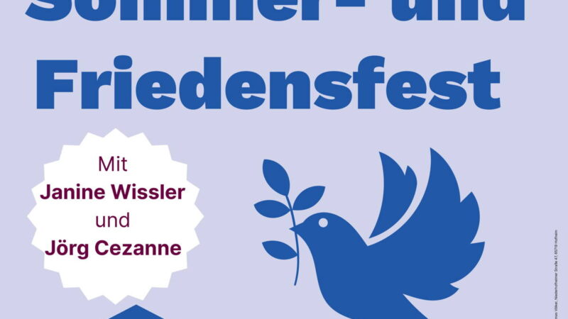 Die Linke lädt zum Sommer- und Friedensfest vor dem Stadtmuseum