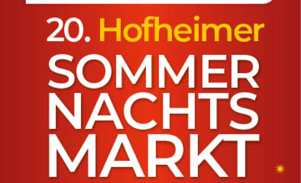 Sommernachtsmarkt startet am 23. August um 17 Uhr