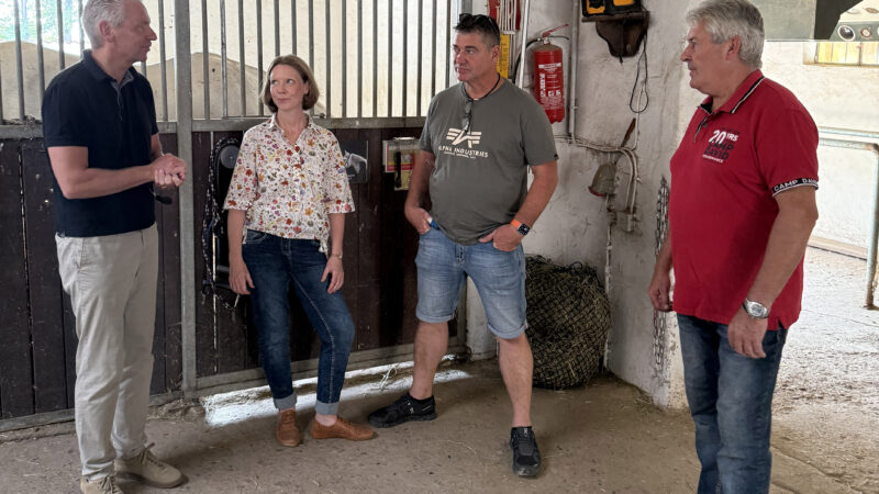 Cyriax auf Landwirtetour:„Mutiges, junges Unternehmertum“