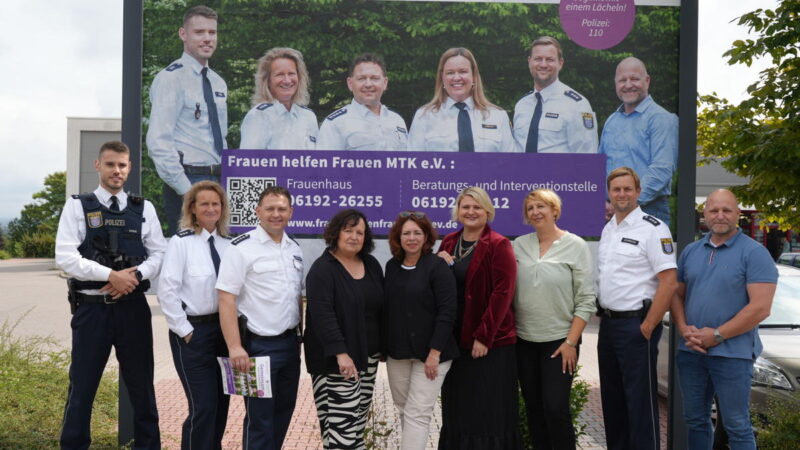 Polizei startet Plakataktion gegen häusliche Gewalt