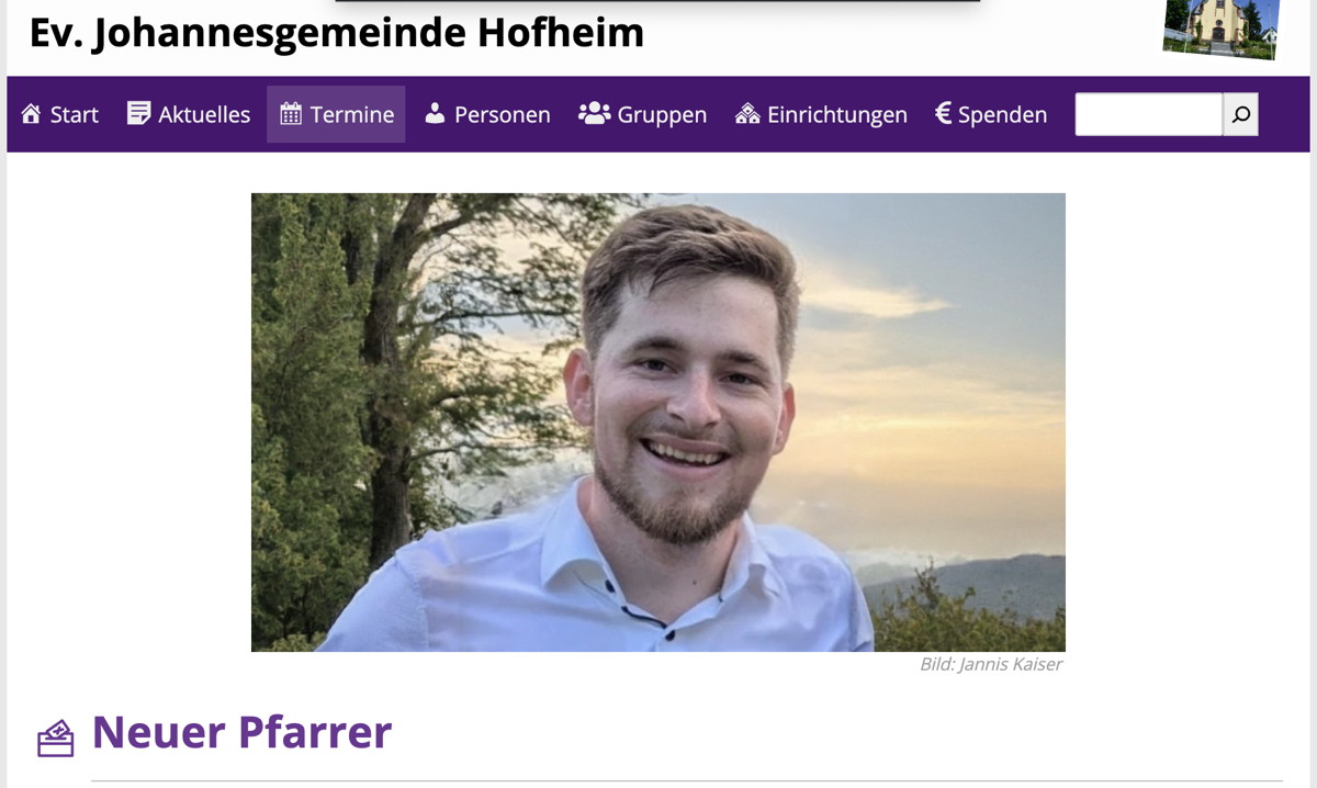 Jannis Kaiser wird neuer Pfarrer der Johannesgemeinde