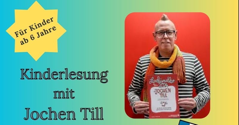 Bücherei Wildsachsen lädt zur Kinderlesung mit Jochen Till