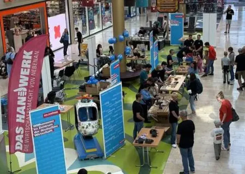 Kinder und Jugendliche erlebten die Welt des Handwerks