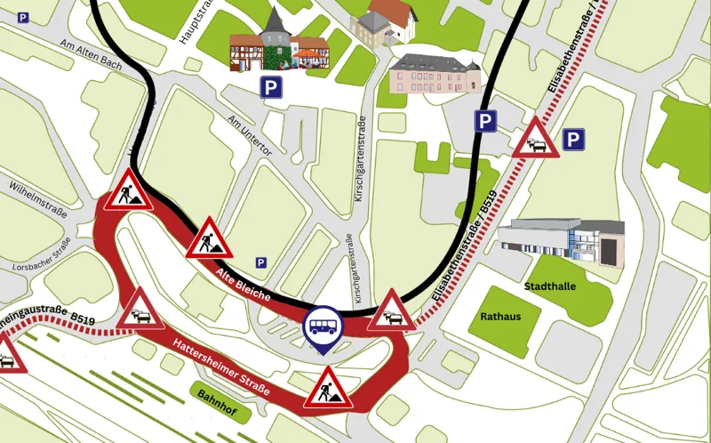 IHH hat erfahren: Sanierung des Verteilerrings startet erst am 22. Oktober