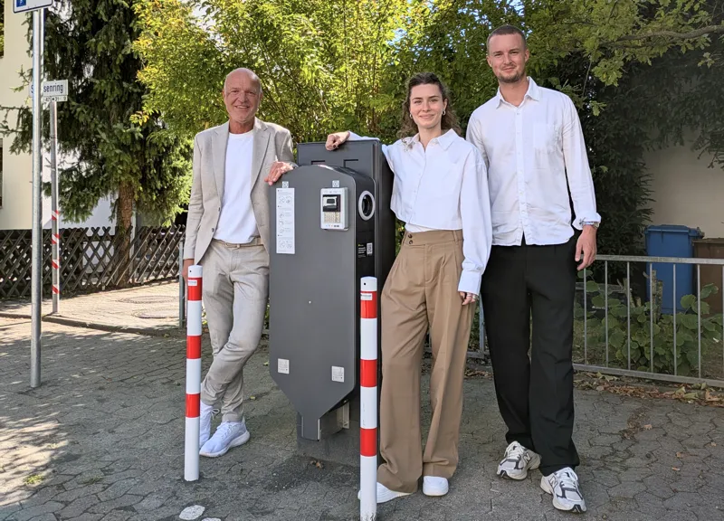 Neue Ladesäule für E-Autos im Sachsenring in Marxheim