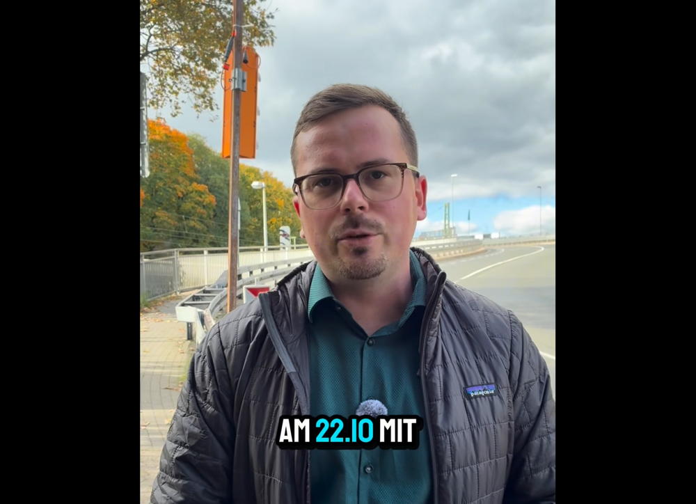 Countdown läuft: Bürgermeister meldet sich zur Baustelle Verteilerring