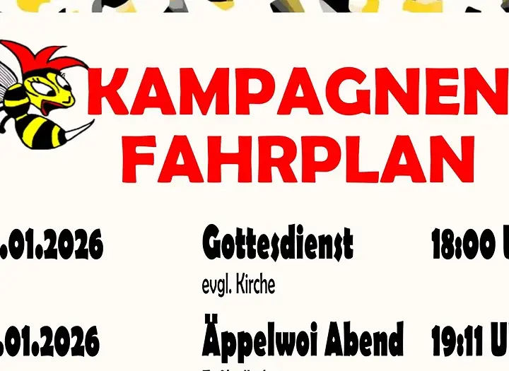 Narrenzunft Waller Wespe ist in die fünfte Jahreszeit gestartet