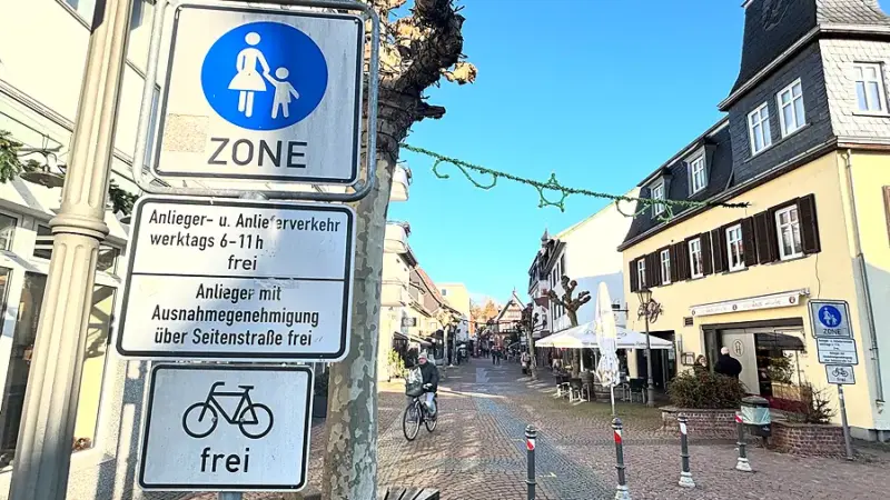 CDU wollte Radfahren in der Fußgängerzone verbieten: abgelehnt