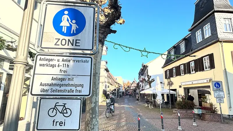CDU wollte Radfahren in der Fußgängerzone verbieten: abgelehnt