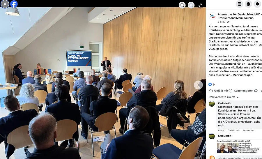 In 100 Tagen sind Wahlen – AfD tritt jetzt auch in Hofheim an