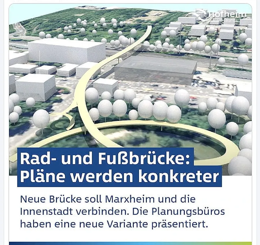 Planung gestoppt! Fuß- und Radwegbrücke ist nicht mehr finanzierbar 2 Rad