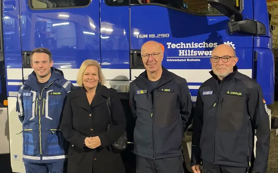 Gut gerüstet in Hofheim: THW erhält neue Fahrzeuge und Ausrüstung