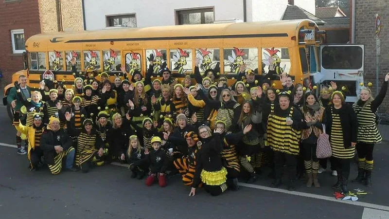 Glühwein, Spaß und Närrisches: Waller Wespen geben weiter Gas