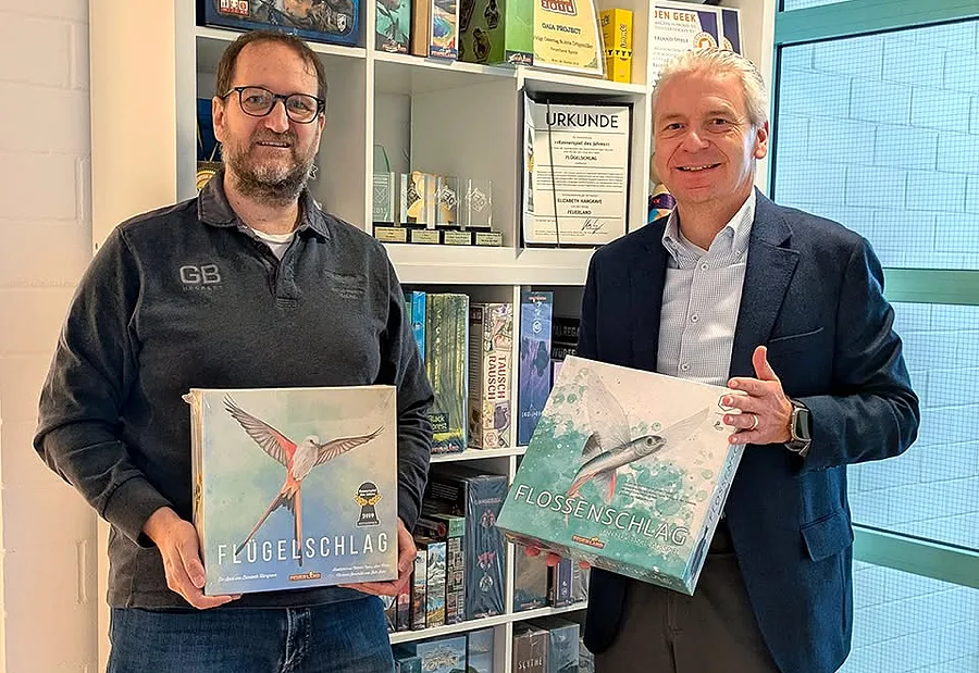 Wo Spieleträume entstehen: Erfolgsverlag Feuerland sitzt in Wallau