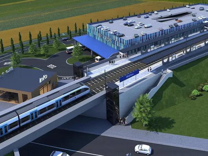 Schienenprojekt Wallauer Spange: Kreistag verlangt Tempo bei Bahn