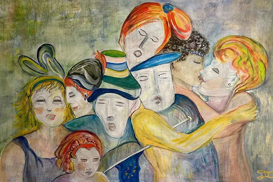 Kunstkreis Schwalbach stellt im Hofheimer Rathaus-Foyer aus