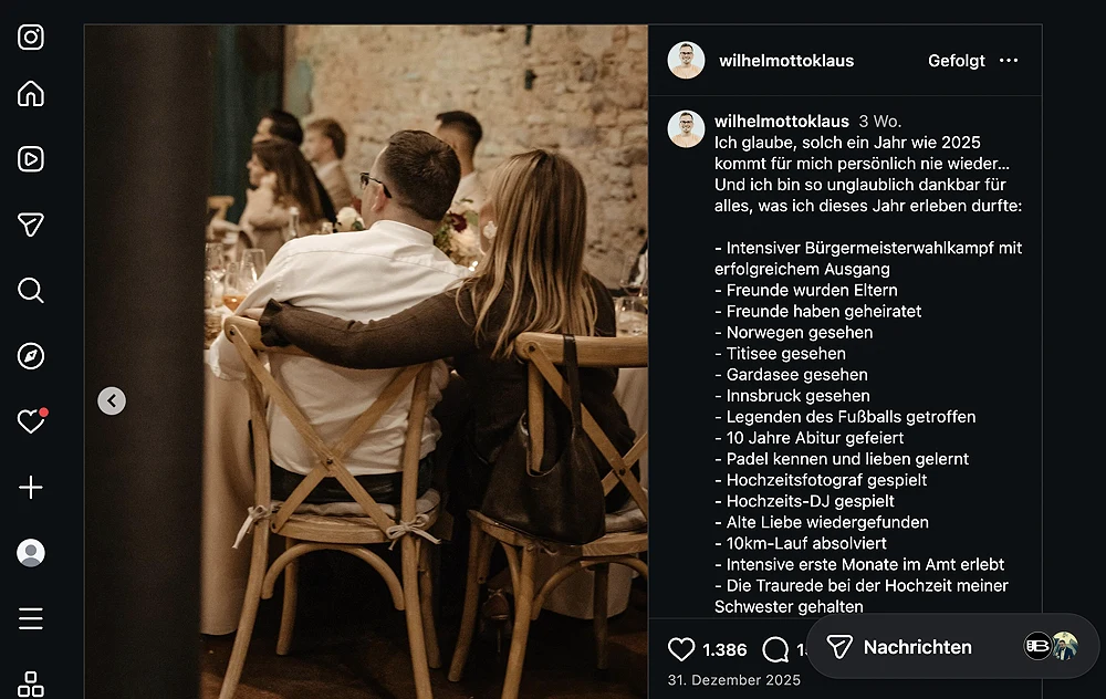 Der Bürgermeister, seine Freundin – und das Rätsel der Personalrochade