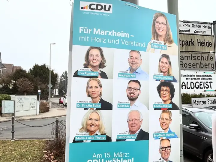Waffeln und Wahlkampf: CDU Marxheim wirbt am Spielplatz Klarastraße