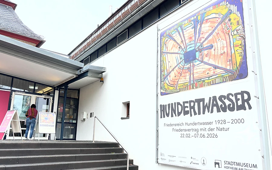 Bunte Formen, grüne Botschaften: Große Hundertwasser-Show wird eröffnet
