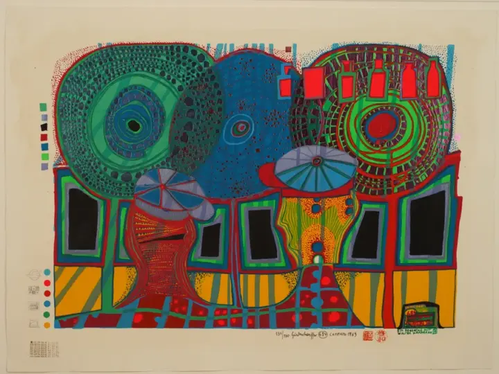 Im Stadtmuseum: Menschen mit Demenz erleben die Hundertwasser-Ausstellung