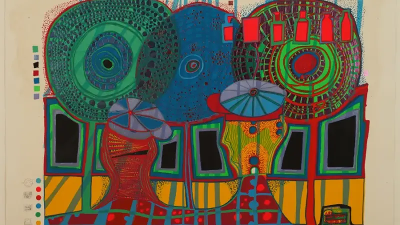 Im Stadtmuseum: Menschen mit Demenz erleben die Hundertwasser-Ausstellung