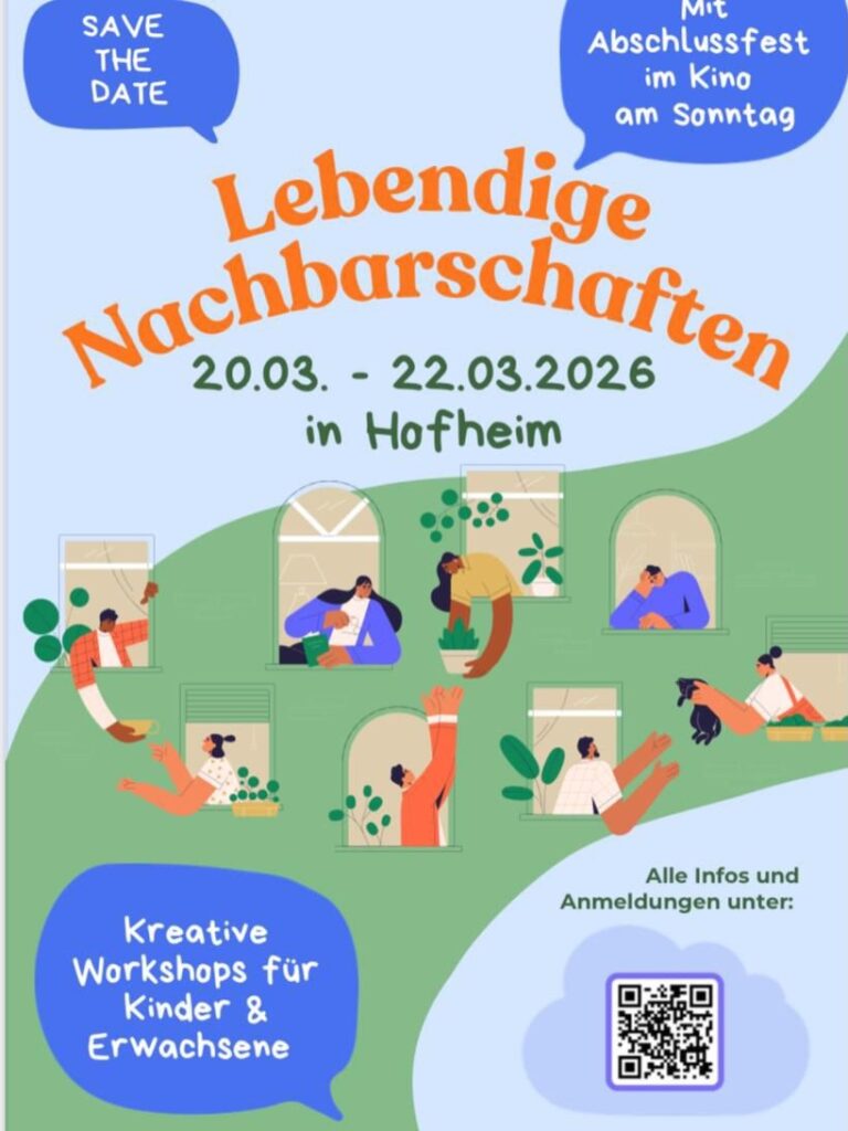 Am Wochenende: Bahá’í-Gemeinde macht Hofheim zur Nachbarschaftsbühne 2 Nachbarschaft