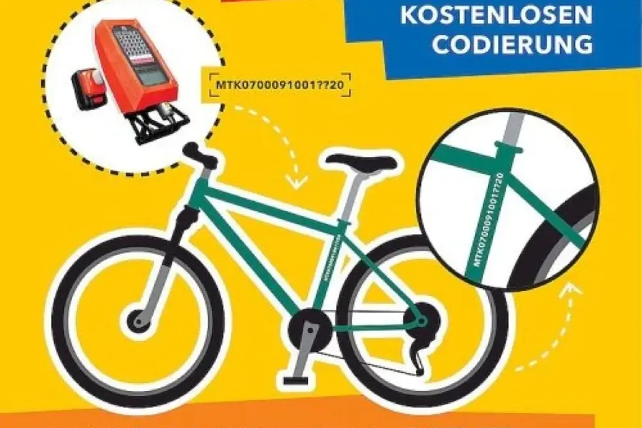 Jetzt ist’s höchste Zeit: Fahrräder kostenlos codieren lassen