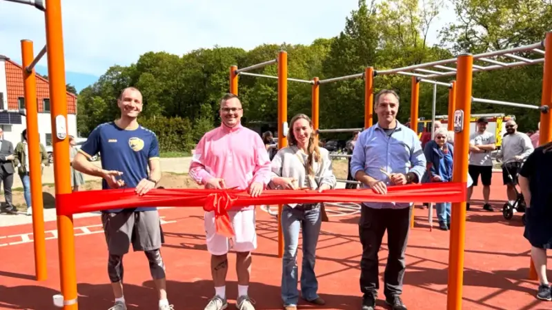 Gemeinschaftsprojekt erfolgreich: Neue Calisthenics-Anlage in Langenhain