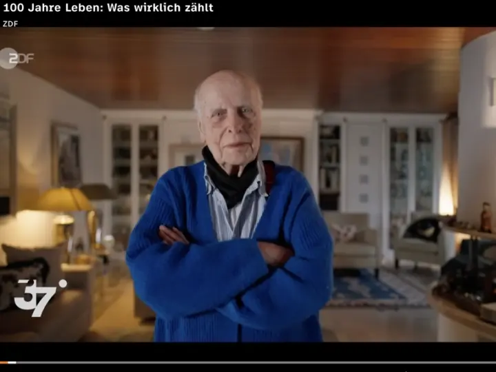 Helmut Luft aus Hofheim im ZDF: Ein 100-Jähriger über das, was wirklich zählt