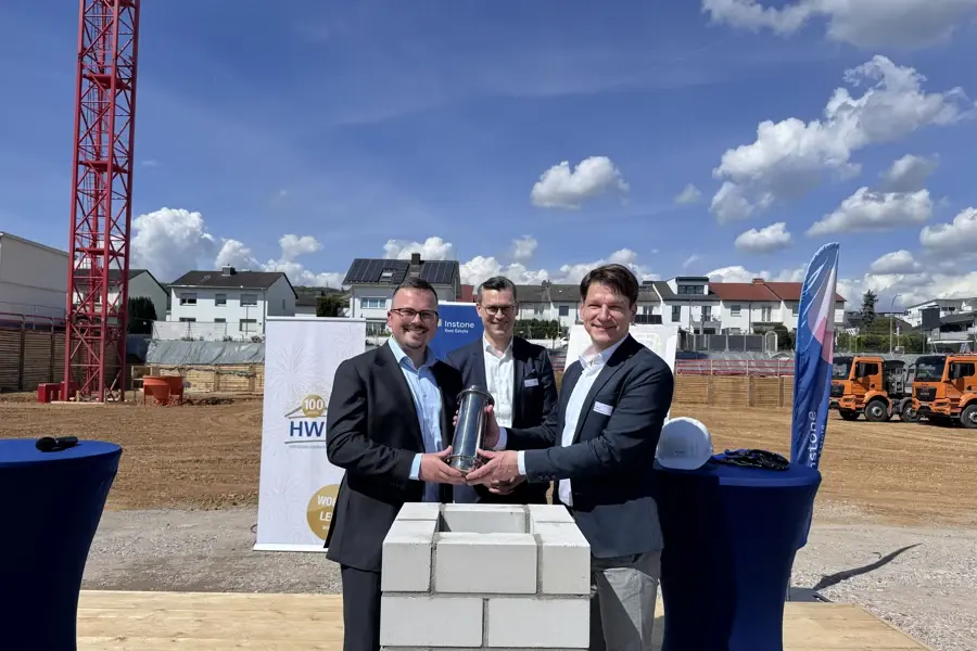 Über 100 neue Wohnungen: Grundsteinlegung für „Kant & Gloria“