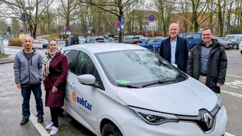 Elektroauto am Rathaus buchbar – Hofheim startet neues Carsharing