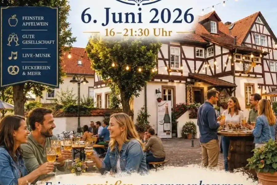 Hofheim feiert Welt-Apfelwein-Tag: Genuss, Musik und regionale Spezialitäten