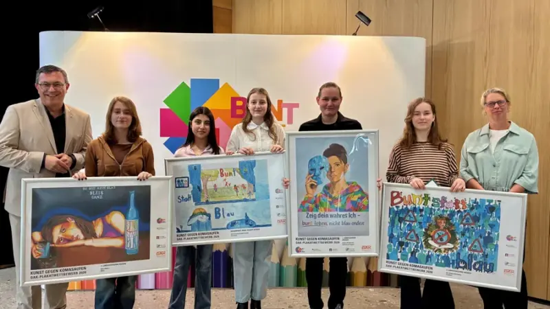 Hofheimer Schüler gewinnt Landeswettbewerb „bunt statt blau“