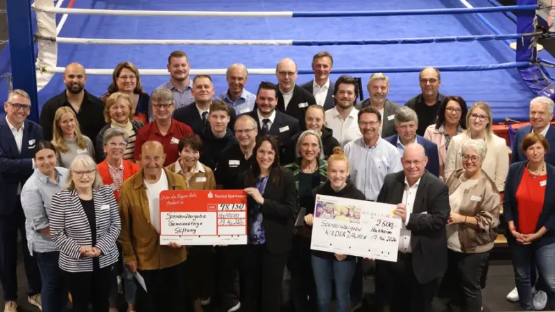Taunus Sparkasse spendet mehr als 50.000 Euro an Vereine und Ehrenamtliche