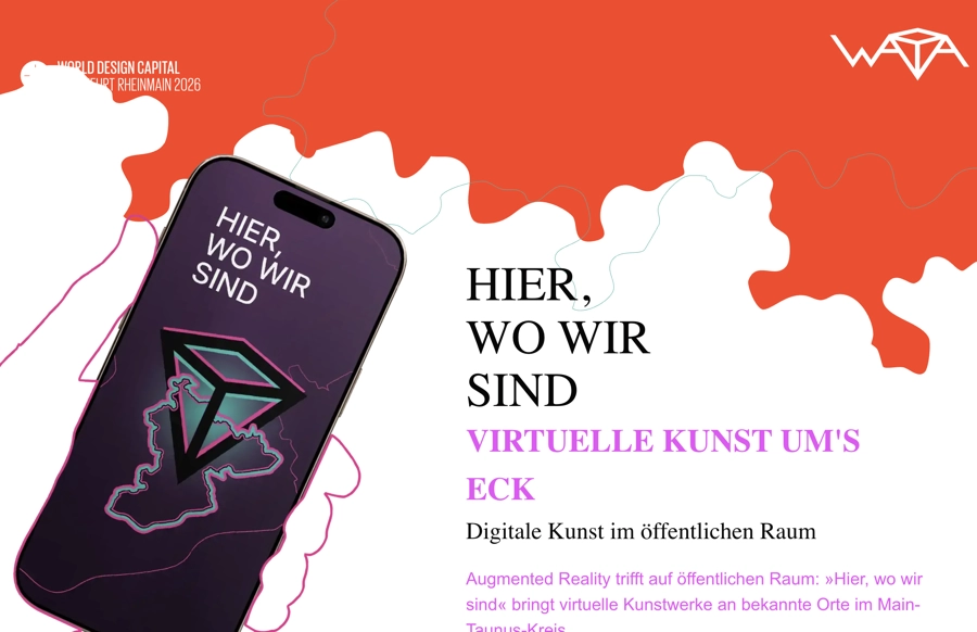 Virtuelle Kunst am Alten Wasserschloss: AR-Installation eröffnet in Hofheim