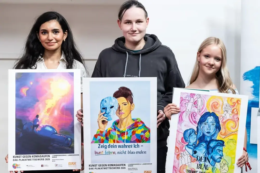 Hofheimer Schüler holt Silber beim Bundeswettbewerb gegen Komasaufen
