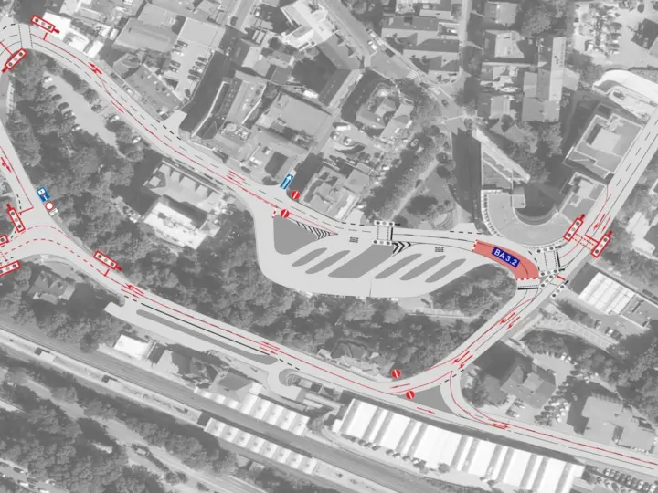 Neue Baustelle am Innenstadtring: Verkehr fließt wieder in beide Richtungen