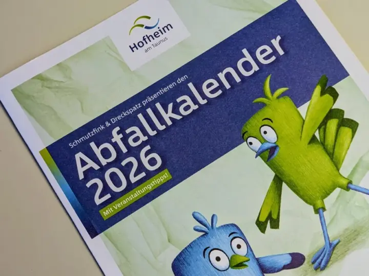 Sparoffensive im Rathaus: Hofheim schafft den gedruckten Abfallkalender ab