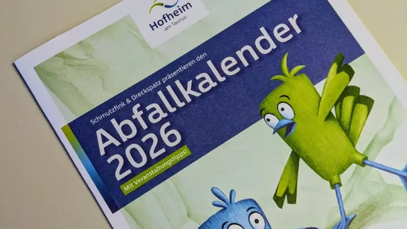 Sparoffensive im Rathaus: Hofheim schafft den gedruckten Abfallkalender ab