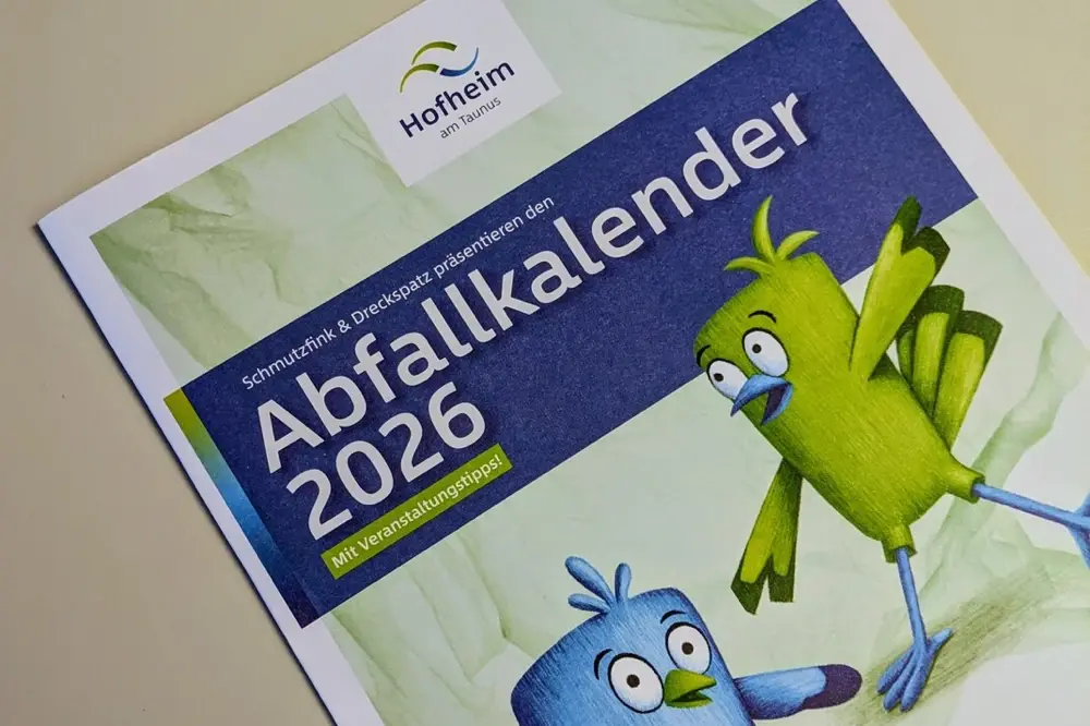 Sparoffensive im Rathaus: Hofheim schafft den gedruckten Abfallkalender ab