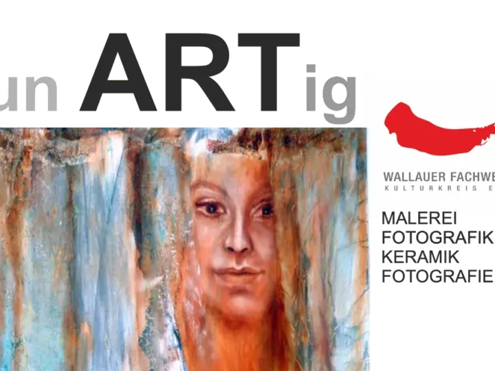 Zum 50. Geburtstag des Wallauer Fachwerks: Große Ausstellung „un-ART-ig“ im Rathaus