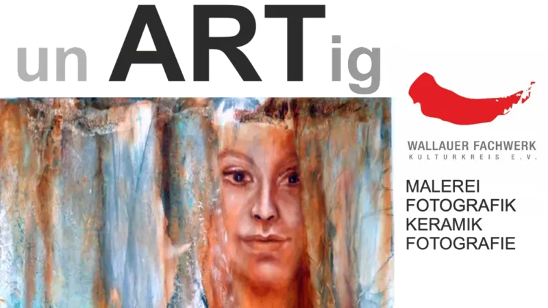 Zum 50. Geburtstag des Wallauer Fachwerks: Große Ausstellung „un-ART-ig“ im Rathaus
