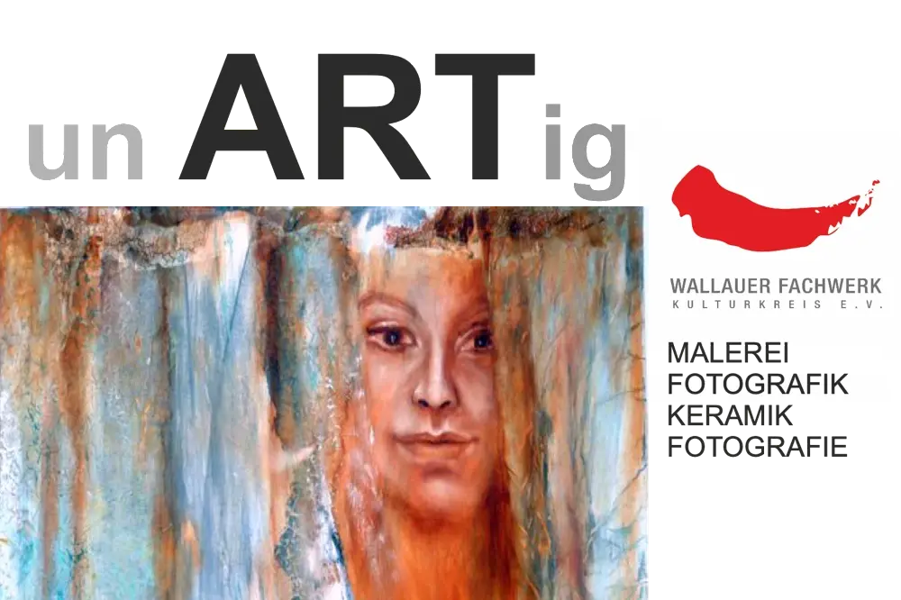Zum 50. Geburtstag des Wallauer Fachwerks: Große Ausstellung „un-ART-ig“ im Rathaus