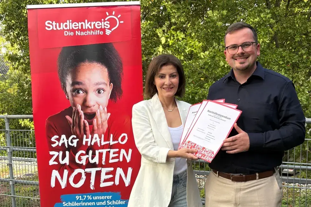35 Jahre Studienkreis: Kostenlose Nachhilfestipendien für das Rathaus