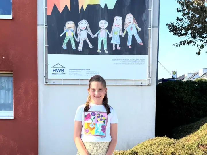 HWB-Malwettbewerb in Langenhain: Neunjährige Sophia ist die Gewinnerin