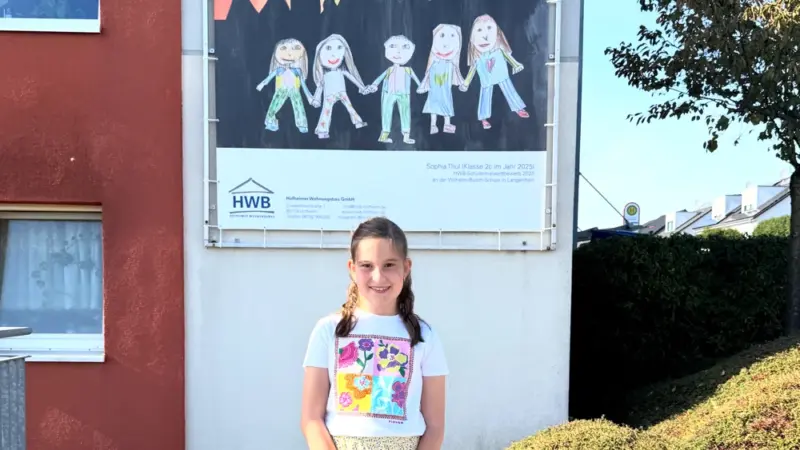HWB-Malwettbewerb in Langenhain: Neunjährige Sophia ist die Gewinnerin
