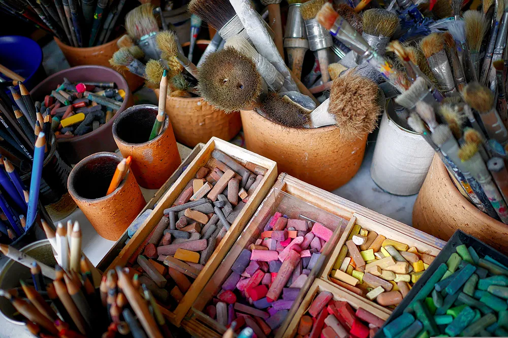 Die Stadt wird zum Atelier: Tage der offenen Tür bei Hofheimer Kunstschaffenden