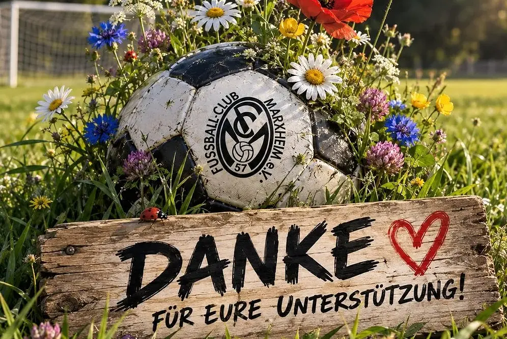 Großer Jubel beim FC 1957 Marxheim: 1.500 Euro für die grüne Vereinsfamilie!