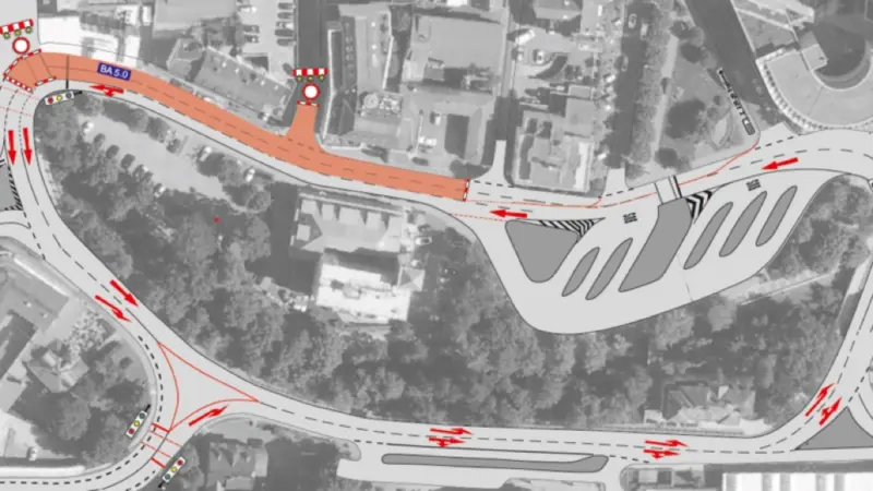 Ab Freitag: Neue Baustelle im Verteilerring – Untere Hauptstraße wird Fußgängerzone