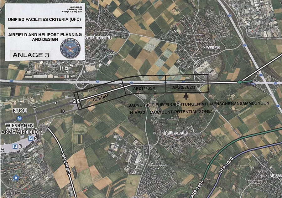 Wallauer Spange: Könnte der Bahnhof auch am US-Militärflughafen scheitern?